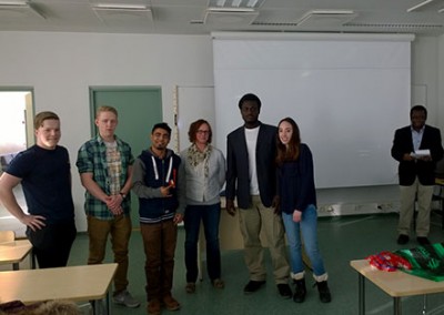 The winning team